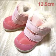 【美品中古】IFME スノーブーツ　ピンク　12.5cm