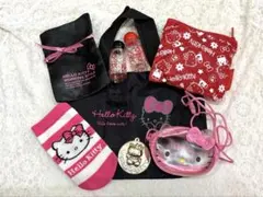 ハローキティグッズ　ミニボトル　ミニバッグ