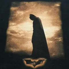 【美品】BATMAN BEGINS ムービープロモ Tシャツ 黒 バットマン L