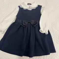 フォーマルワンピース　ベビー　女の子　冠婚葬祭　入園式　90-95