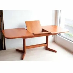 70s 80s ビンテージ チーク材 エクステンションテーブル ZR24084