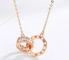 シルバー925 リング ネックレス ピンクゴールド S925 クリスマス