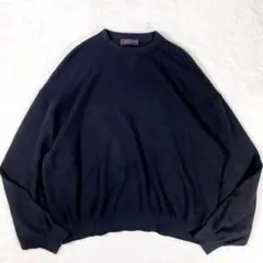 GABaN キャバン ニット クルーネックプルオーバー カシミヤ ブラック L