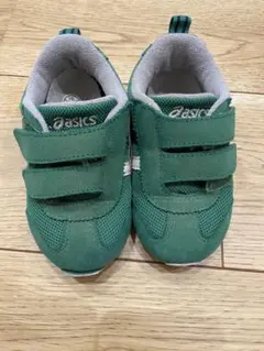 asics グリーン 14.5
