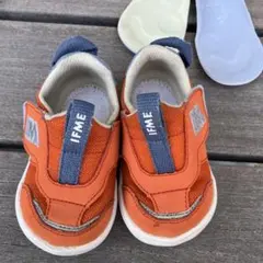 IFME オレンジ ベビーシューズ 12.0cm