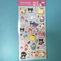 正規品　サンリオキャラクターズ　 ラメ入り樹脂もりシール