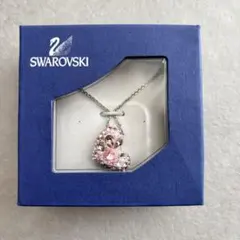 SWAROVSKI スワロフスキー ハート ネックレス ピンク クリスタル 箱付