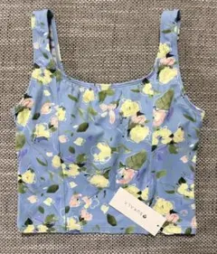 SUKALA スプリングフラワーグレースカシュクールトップス すずらんM