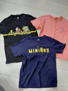 スーパーマリオ・ミニオンTシャツ3枚セット 130