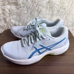 未使用級✨ASICS GEL-GAME9 テニスシューズ ライトブルーのサムネイル