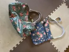 キャスキットソン 花柄カジュアルバッグ 2点セット