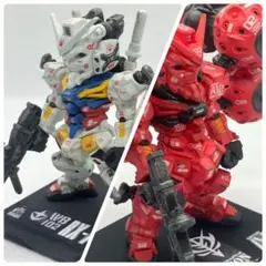 ガンダムコンバージ 白いガンダム＆赤いガンダム