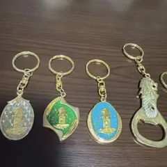 シンガポール マーライオン キーホルダー 8点セット