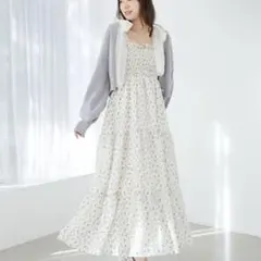 MAJESTIC LEGON 2way肩リボンキャミワンピ