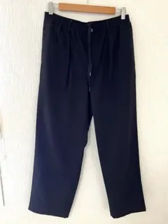 GUジーユー　メンズ　ワイドパンツ　ブラック　sizeL