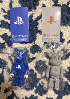 【シリーズ48　プレイステーション　表・裏】ベアブリック　2種類セット