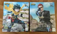 僕のヒーローアカデミア　クロスリンクフィギュア　　デク　ジュリオ　2種セット