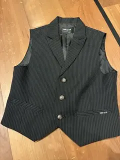 COMME CA ISM ストライプ ベスト☆130☆美品