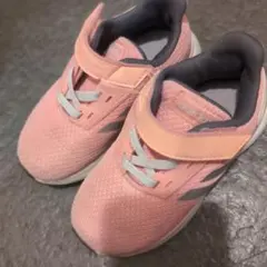 子供用adidas ピンク スニーカー 14.5cm