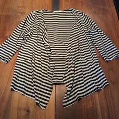 アダムエロぺ　ボーダー　カーディガン