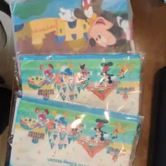 JAL 東京ディズニーリゾート レジャーシート＆ダブルファスナーポーチ２つのサムネイル