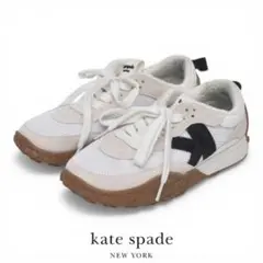 美品❤️ケィトスペード 定価3.7万 Kロゴ スニーカー US6B(約23cm)