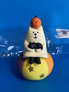 デコレコンコンブル　おばけにゃんこ　かぼちゃでまったり