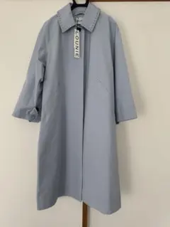 ルーニィスタッズ付きライトブルーコート