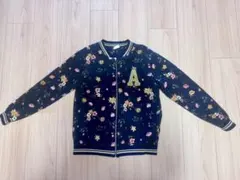 花柄ジップアップジャケット Aマーク付き H&M 140cm