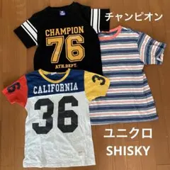 まとめ売り　チャンピオン　ユニクロ　シスキー　半袖Tシャツ　150センチ