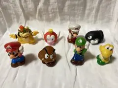 ニュースーパーマリオブラザーズ コレクションメイト 8種セット ソフビ 指人形