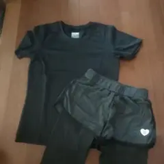 ブラック 上下セット Sサイズ