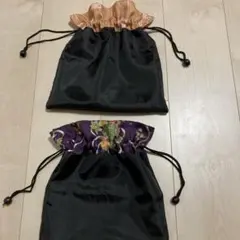 巾着　和柄　2点セット