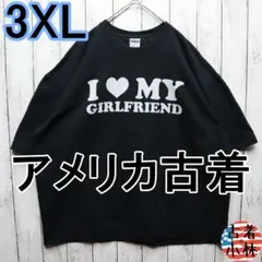 メンズ3XL【A品】アメリカ古着半袖スウェット黒01228