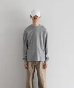 AURALEE Seamless l/s tee "TOP GRAY"のサムネイル