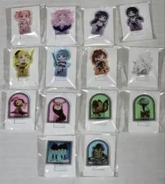 魔法少女まどか☆マギカ アクリルメモスタンド まどか ほむら マミ さやか 杏子