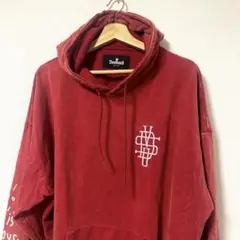 Deviluse デビルユース ユーズド加工 パーカー L ビッグサイズ レッド