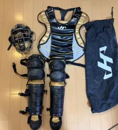 キャッチャー道具 フルセット 中古 草野球で使用 ボロボロではない
