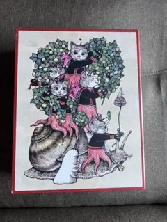 2016年ヒグチユウコ×ホルベインコラボ 植物と動物のイラストのお道具箱