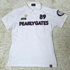 PEARLY GATES スマイル柄ポロシャツ M - メルカリ