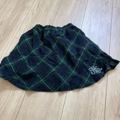 スカート　パンツ　冬　チェック