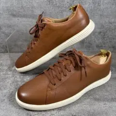 美品　COLE HAAN コールハーン グランド クロスコート レザースニーカー