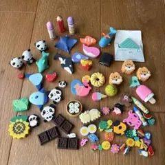 動物・食べ物デザイン消しゴムセット