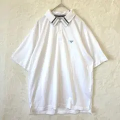 TOURSTAGE ツアーステージ／ポロシャツ 半袖 M ゴルフ ワンポイント