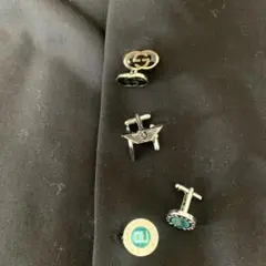 カフス ボタン3セット(USED美品)1,980円(送料無料)