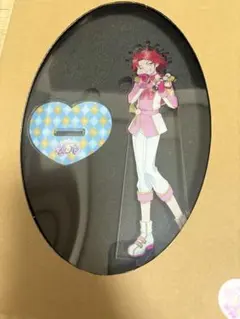 プリパラ アサヒ アクリルスタンド 缶バッジ アクリルキーホルダー 5点セット プリパラ アサヒ アクリルスタンド 缶バッジ アクリル