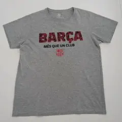 【FC BARCELONA】BARÇA Tシャツ グレー