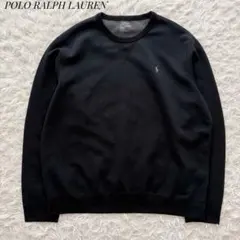 美品⭐︎POLO RALPH LAURENダブルニット スウェットシャツ ポニー
