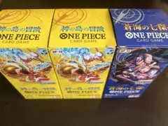 【テープあり】ワンピースカードゲーム 神の島の冒険 蒼海の七傑 3BOXセット