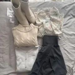 レディースファッションアイテム5点セット GRL EATME